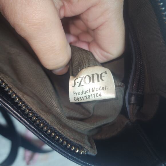 FZONE EUC BUSINESS COMPUTER XXL LEATHER TOTE BRIEFCASE STYLE BAG - Picture 12 of 13